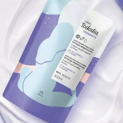 REFIL HIDRATANTE TODODIA CHA DE CAMOMILA E LAVANDA