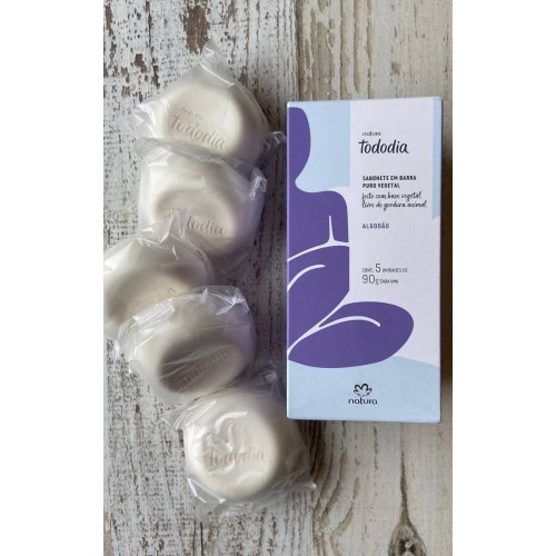 SABONETE EM BARRA TODODIA ALGODAO