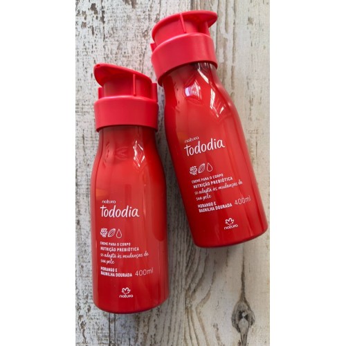 HIDRATANTE TODODIA MORANGO E BAUNILHA DOURADA 400ML
