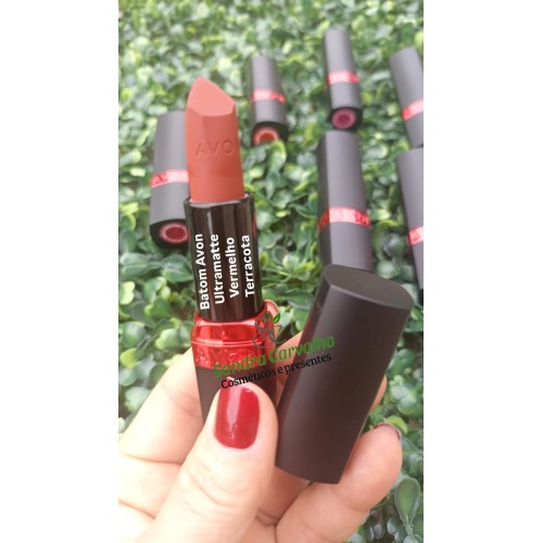 BATOM AVON ULTRAMATTE VERMELHO TERRACOTA