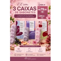 COMBO COM 3 CAIXAS DE SABONETES