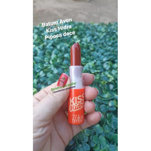BATOM AVON KISS HIDRA COLLOR TREND PIPOCA DOCE