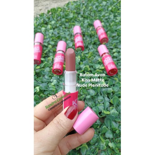 BATOM AVON KISS MATTE COLLOR TREND NUDE PLENITUDE