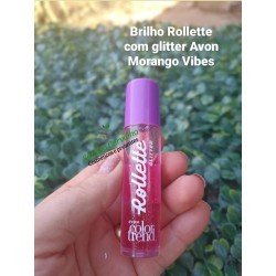 BRILHO ROLLETTE AVON MORANGO VIBES BRILHO ROLLETTE AVON MORANGO VIBES