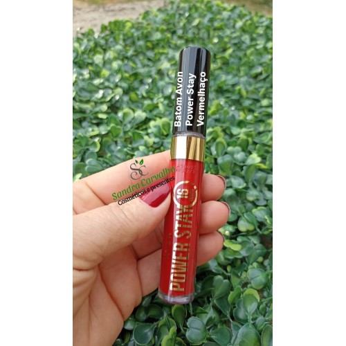 BATOM AVON LIQUIDO POWER STAY VERMELHAÇO