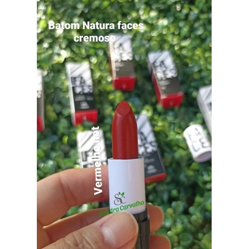 BATOM FACES CREMOSO VERMELHO HOT