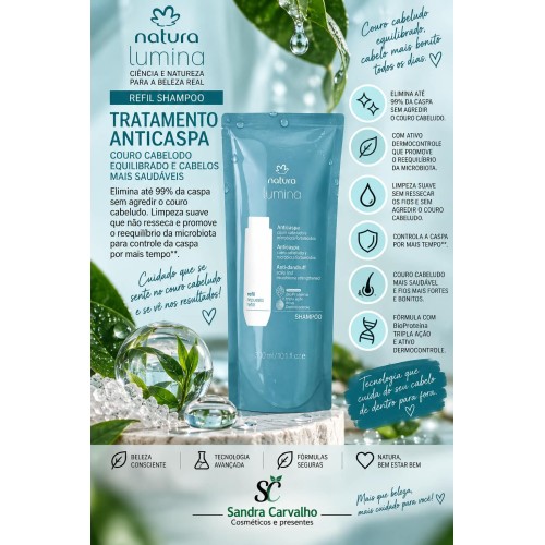 REFIL SHAMPOO LUMINA ANTICASPA