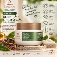 MASCARA CAPILAR LUMINA CABELOS CACHEADOS