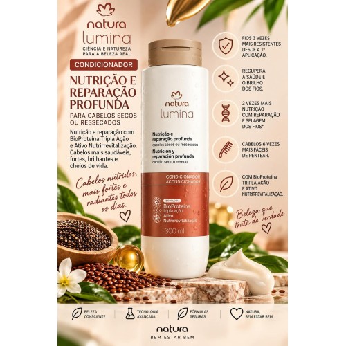 CONDICIONADOR LUMINA NUTRIÇAO E REPARAÇAO PROFUNDA