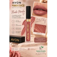 BATOM AVON LIQUIDO POWER STAY GLITTER NUDE PEROLA BATOM AVON LIQUIDO POWER STAY GLITTER NUDE PEROLA